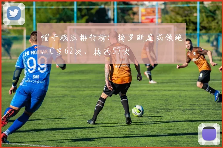 帽子戏法排行榜：梅罗断崖式领跑，C罗62次、梅西57次